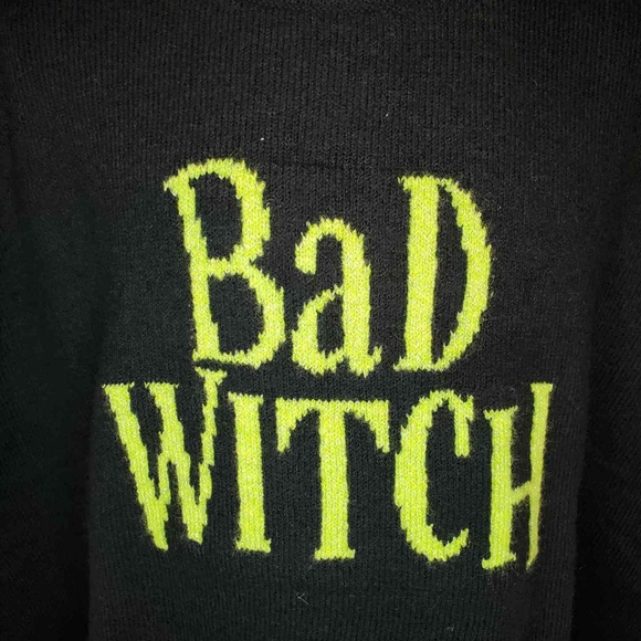 Bad Witch Sweater By Vince Camuto | Color: Black | Wicked | RRR Apparel - Picture 2 of 5